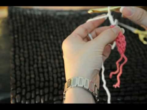 Crochet Bobble Fringe Edge -Dog House Pet Bed #9