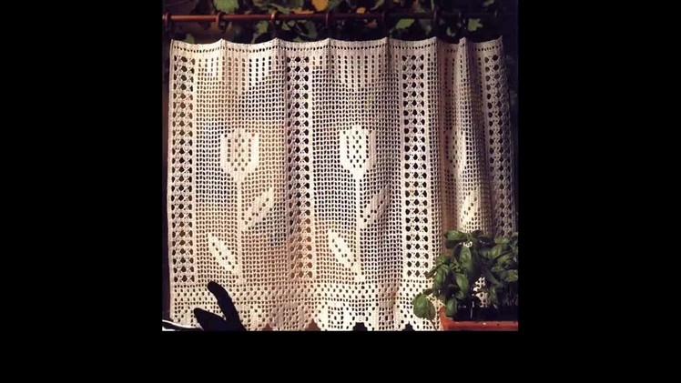 Crochet curtains tutorial