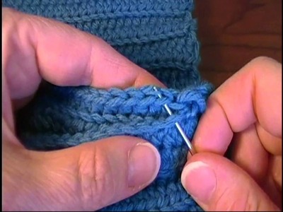 Crochet Ribbed Hat Part 2