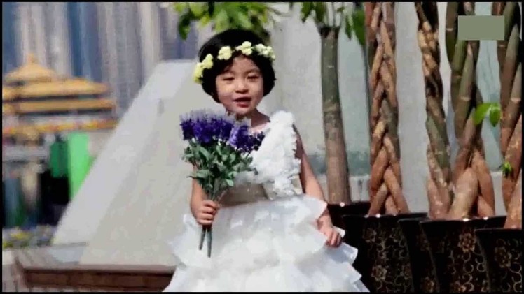 Designer Ivory White Beaded Formal Flower Girl Girls Wedding Tutu Dress SKU-10501209
