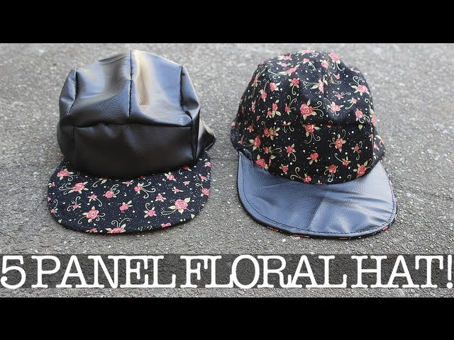DIY: 5 Panel Floral Hat