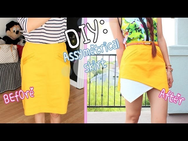 DIY: Asymmetrical Skirt {Zara Inspired}