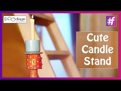 DIY : How To Make a Decorative Candle Stand