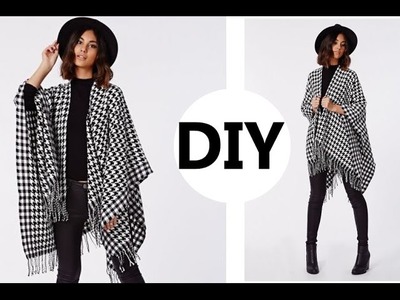 DIY. How To Make A Poncho (Easy Sewing)