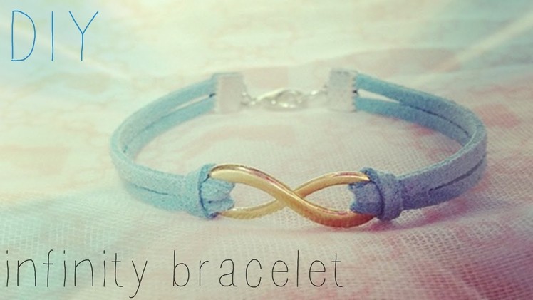 DIY infinity bracelet