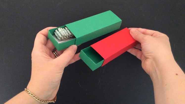 DIY Matchbox style Gift Box for Rainbow Loom Bracelets (DD Day 12)