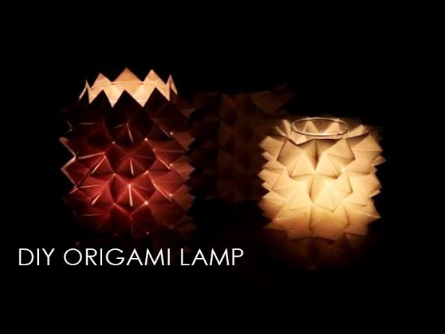 DIY Origami Lampe