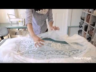 DIY Tablecloth Skirt
