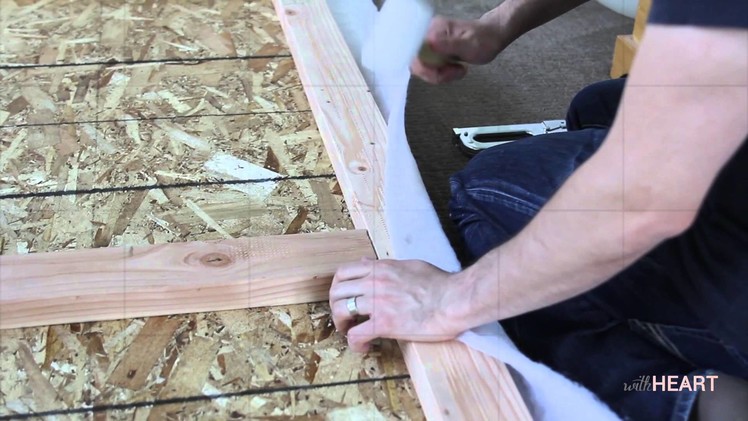 DIY Upholstered Headboard | withHEART