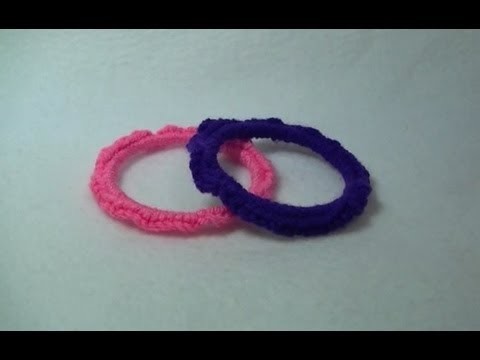 Easy Crochet Bracelet Tutorial