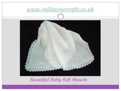 Hand Knitted Baby Shawls.Blankets