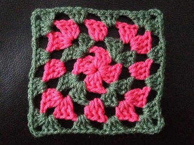 How to Crochet a Granny Square P #2 by ThePatterfamily