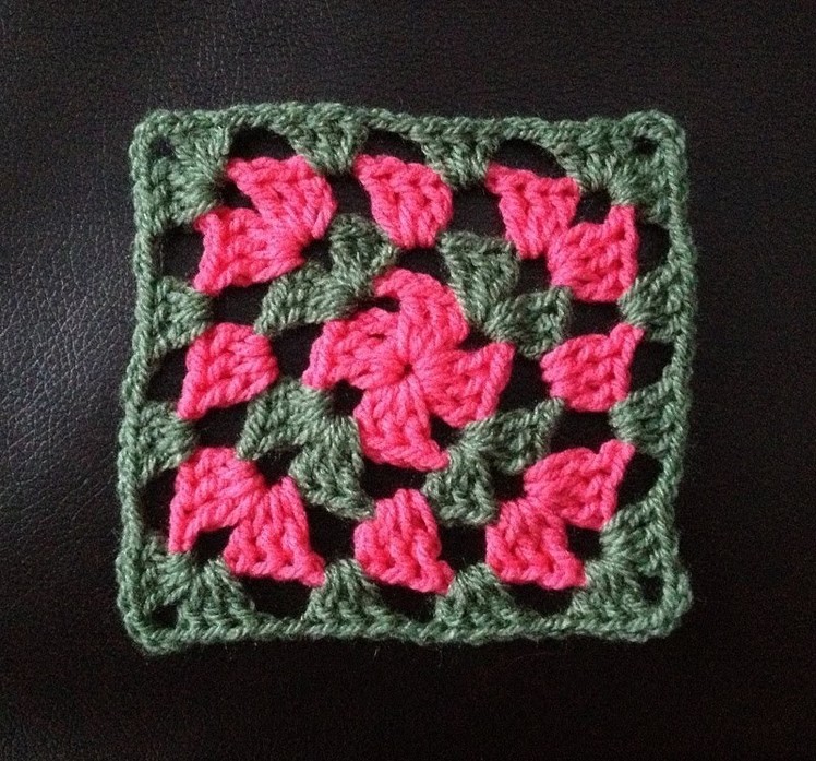 How to Crochet a Granny Square P #2 by ThePatterfamily