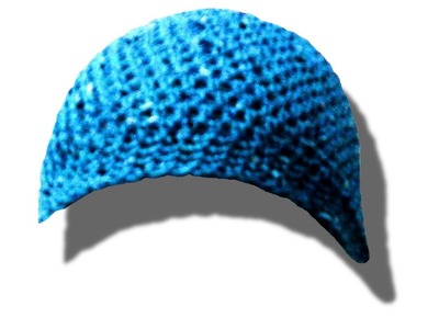 How to crochet. make a beanie hat cap tuque bonnet left handed tutorial - © Woolpedia