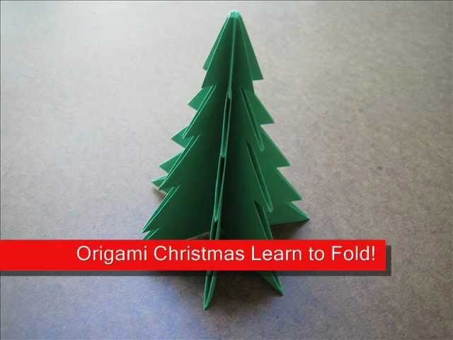 How to Fold Origami Christmas Tree - OrigamiInstruction.com