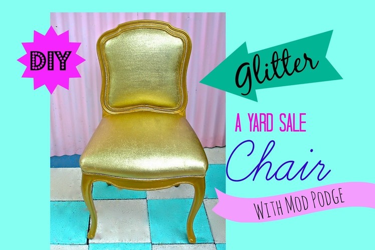 How to glitter Furniture!