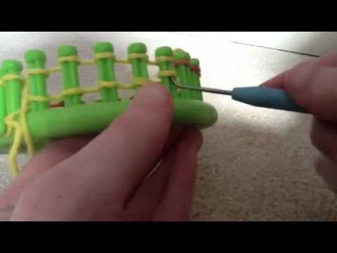 How to loom knit a bracelet