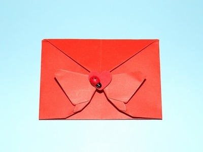 How To Make A Decorative Origami Butterfly Envelope - Valentine, Christmas and Birthdays