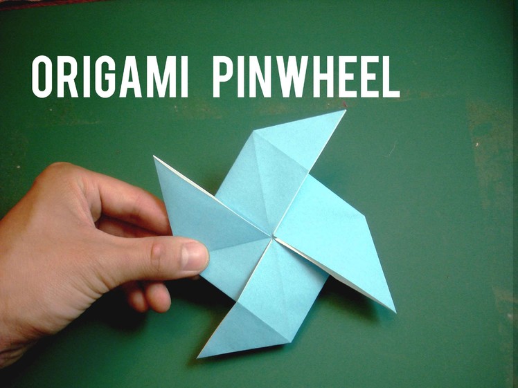 How to make an Easy Origami Pinwheel