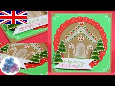 How to Make Gingerbread House Christmas Cards DIY *Christmas Greetings* Papercrafts Mathie