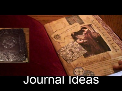 JOURNAL IDEAS Designing pages, antiquing paper & more! Fun craft projects.