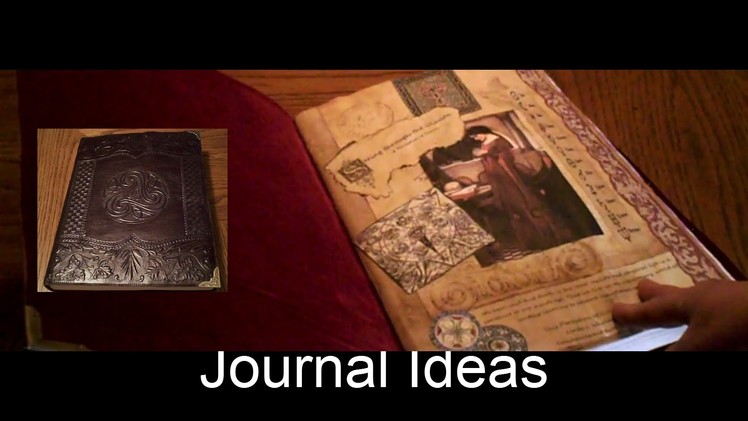 JOURNAL IDEAS Designing pages, antiquing paper & more! Fun craft projects.