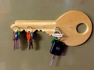 Make a Wooden Key Shaped Key Holder - DIY Home - Guidecentral