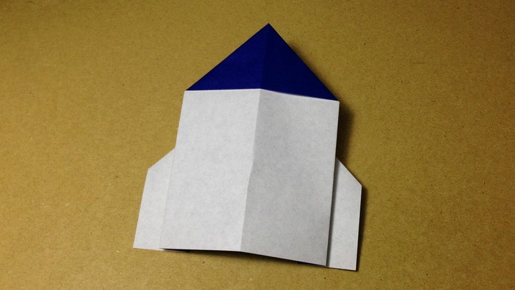 Origami Rocket. Easy for Children