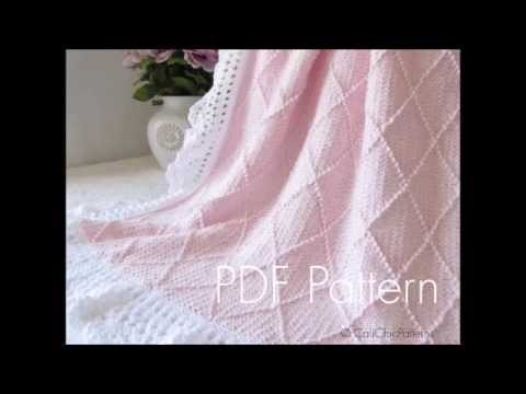 Paris Knit Baby Blanket #63 CCP - Knitting (and Crochet)  Blanket - Pattern Presentation