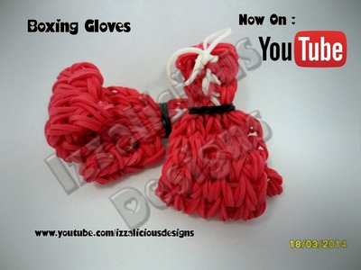 Rainbow Loom Boxing Gloves.Mixed Martial Arts (MMA) Tutorial