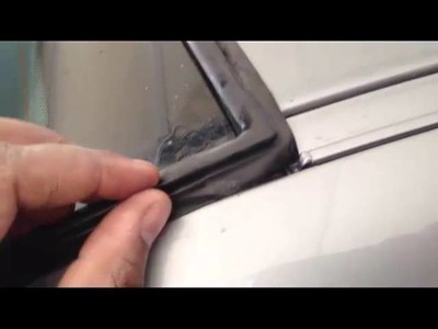 BMW Rear Window Seal Replacement DIY Part 2