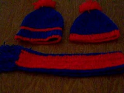Boy's Hat and Scarve Crochet