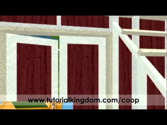 Building a Chicken Coop - Easy DIY - 3D Example