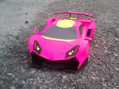 Create PaperCraft Car [ Lamborghini Aventador ]