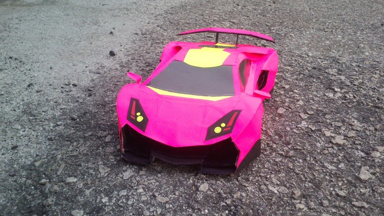 Create PaperCraft Car [ Lamborghini Aventador ]