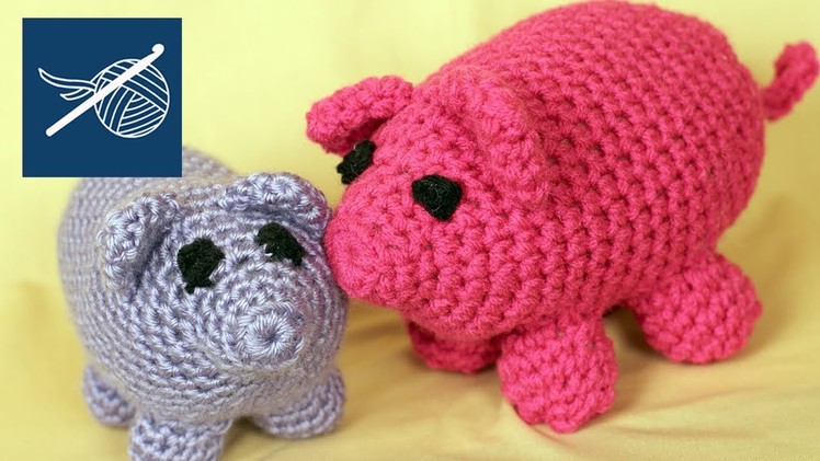CROCHET PIG WILBUR - Left Hand Crochet Crochet Geek