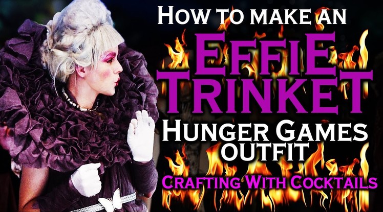 Disney Princess Hunger Games - DIY Effie Party Dress - Crafting With Cocktails (3.05)