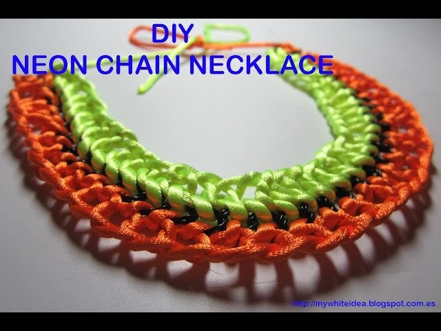 DIY  CHAIN AND ROPE NECKLACE
