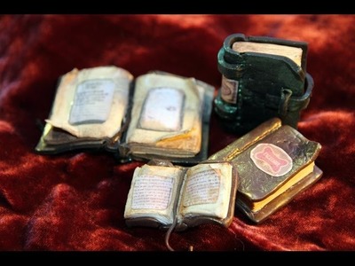 DIY: How To Make Antique Books, Dream Journal, Witchcraft Book in Polymer Clay