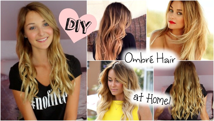 DIY: Ombré Hair at Home! (Blonde to Ombré)