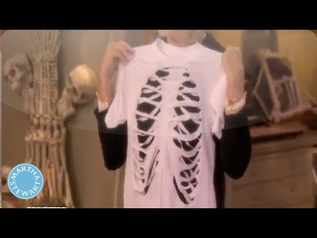 DIY Skeleton T-Shirt - Martha Stewart