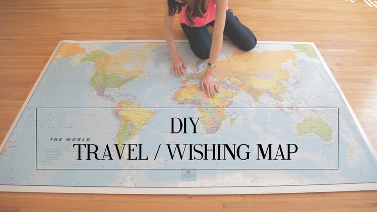 DIY TRAVEL.WISHING MAP | cathydiep