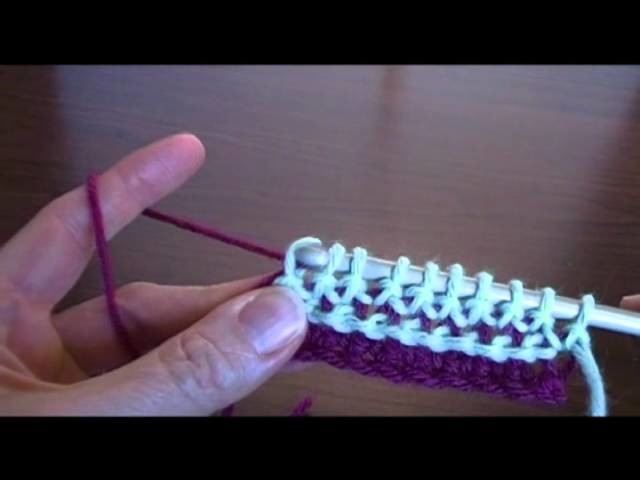 Double Ended Crochet: high stitch or extended simple stitch