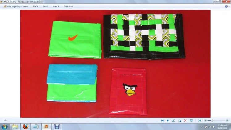 Duct Tape Wallet Giveaway Winner !!! (Duct Tape Crafts, Duct Tape Angry Birds, Duct Tape Contest)