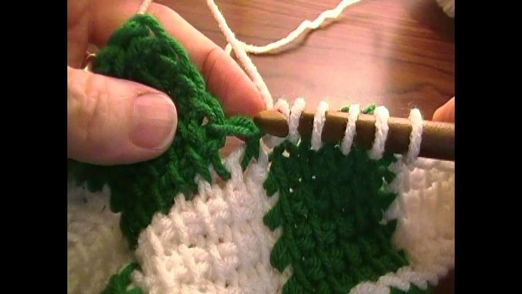 Entrelac Crochet Blanket Part 10