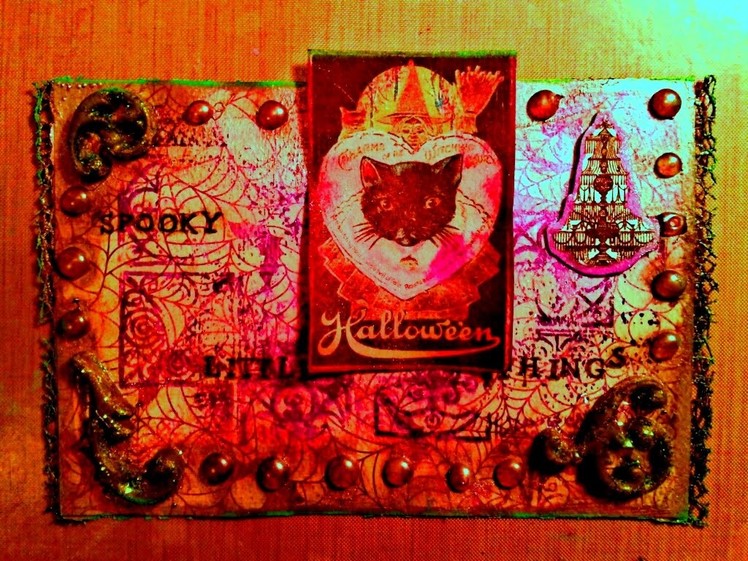 Gothic 3-D Mixed Media Art Tutorials, Lumiere Paint, Hot Glue Gun Crafts & Polymer Clay