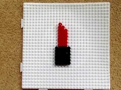 Hama bead lipstick