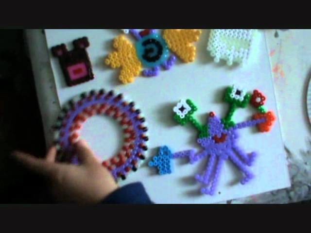 Hama bead template Wenlock Olympic toy craft.wmv