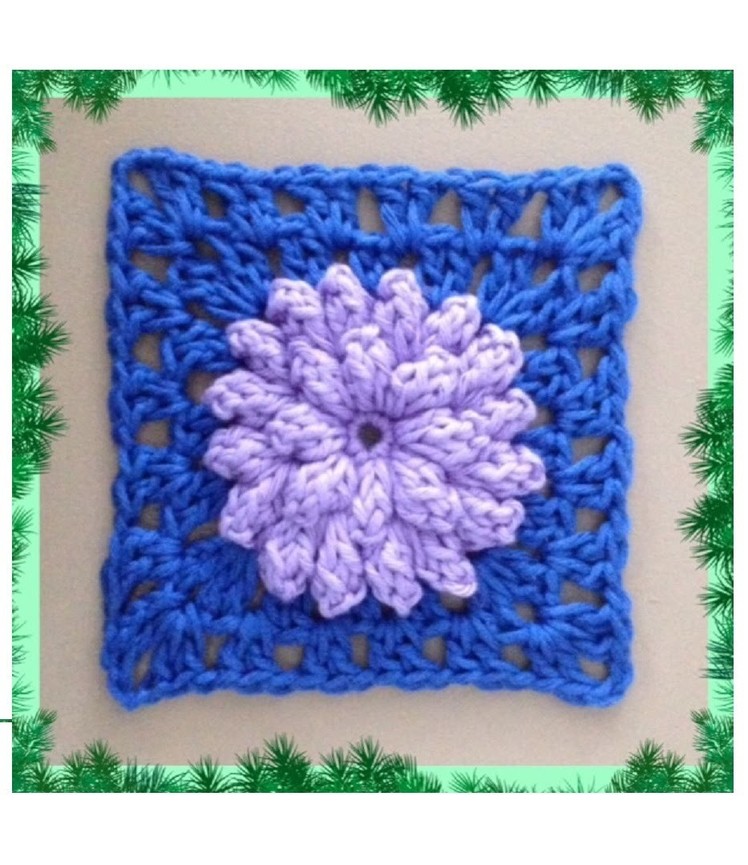 How to Crochet a Granny Square Pattern #6 │by ThePatterfamily
