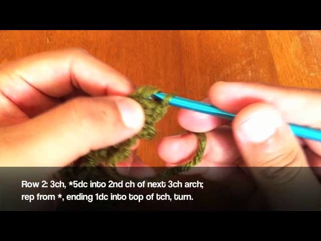 How to Crochet the Boxed Shell Stitch